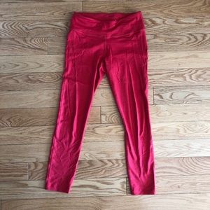 OV red leggings